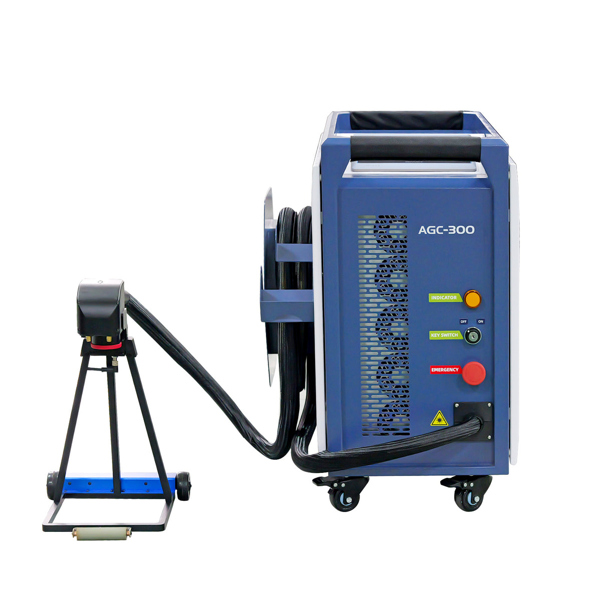 SFX 300W 500W Portable Air-cooled Pulse Laser Cleaning Machine Metal Rust Paint Oil Oxide Layer Remover