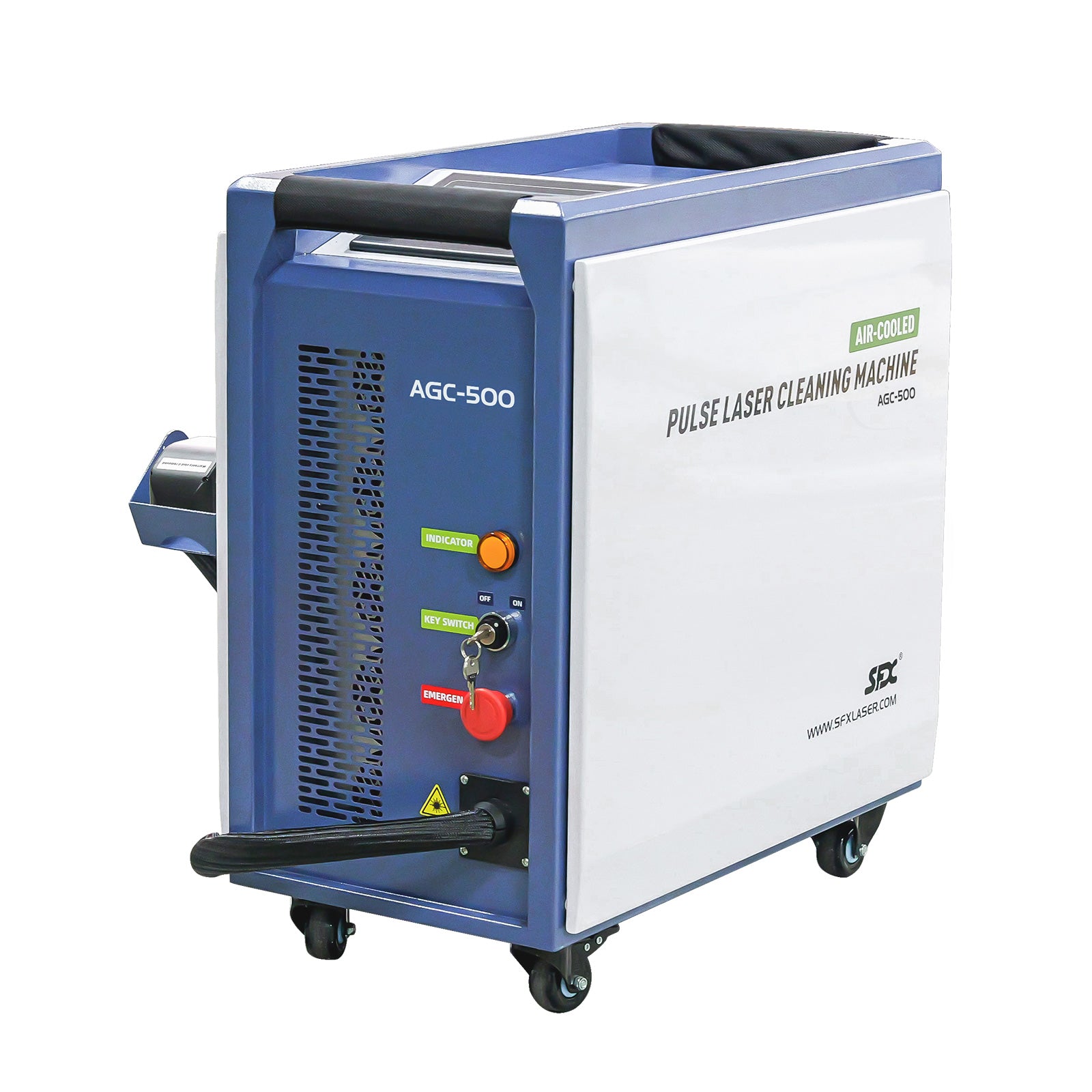 SFX 300W 500W Portable Air-cooled Pulse Laser Cleaning Machine Metal W