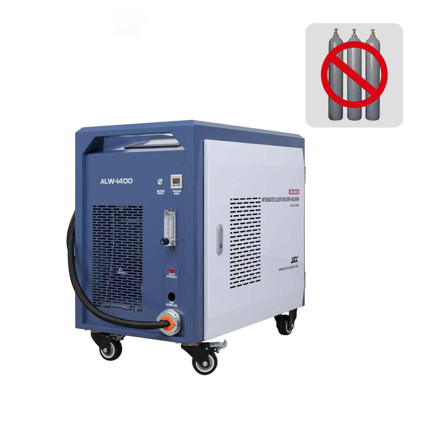 SFX 1400W Handheld Laser Welding Machine Built-in Wire Feeder Self-generated Shielding Gas
