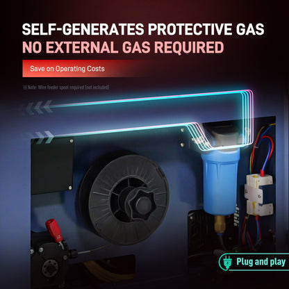 SFX 1400W Handheld Laser Welding Machine Built-in Wire Feeder Self-generated Shielding Gas