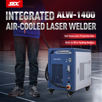 SFX 1400W Handheld Laser Welding Machine Built-in Wire Feeder Self-generated Shielding Gas