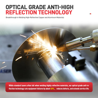 SFX 1400W Handheld Laser Welding Machine Built-in Wire Feeder Self-generated Shielding Gas