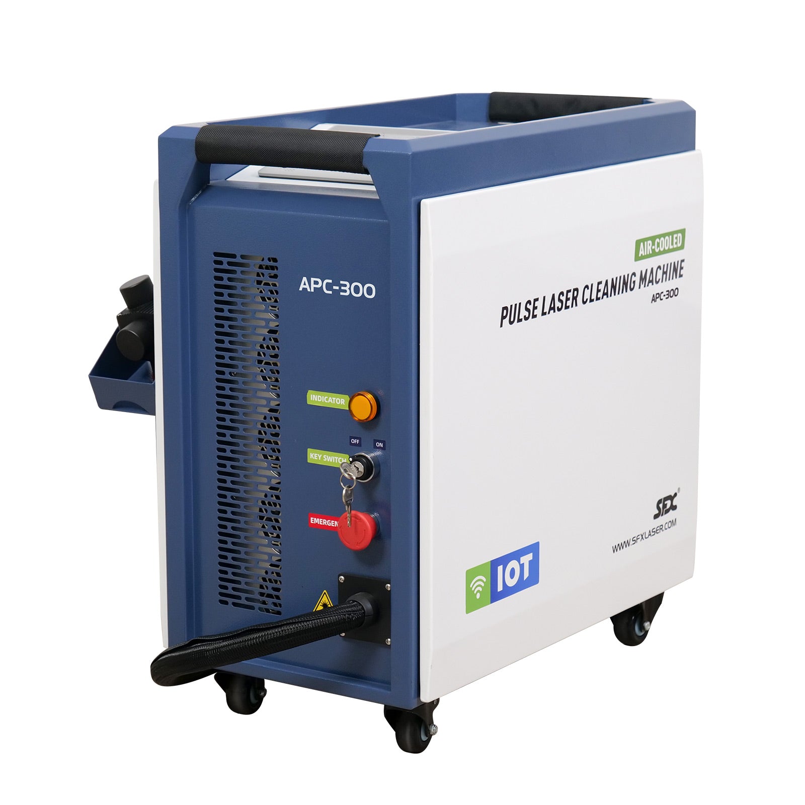 SFX 300W/500W Air-cooled Pulsed Laser Cleaning Machine Specialized Woo