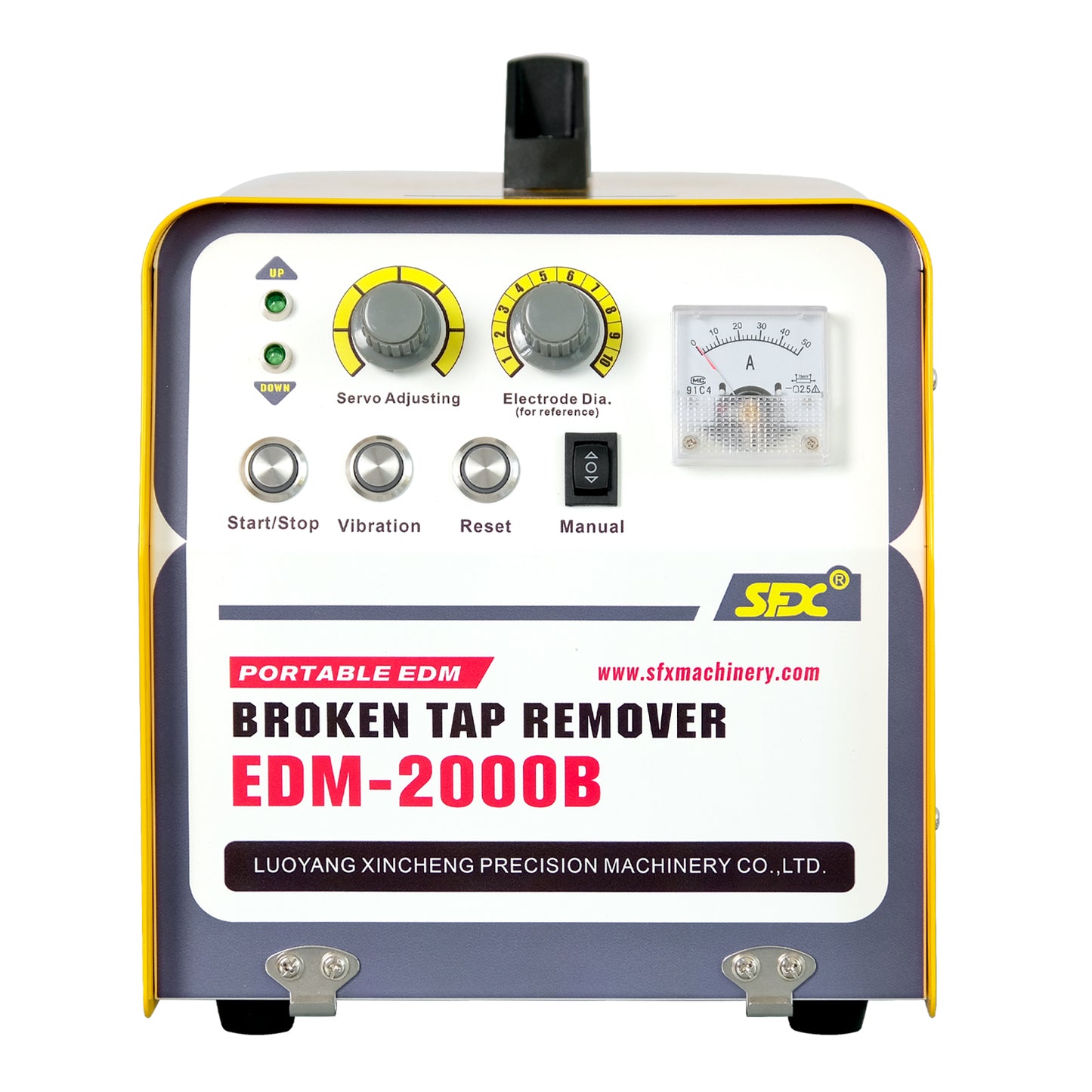 EDM-2000B Portable EDM Broken Tap Remover EDM Spark Erosion Machine Tap Burner Depth Setting Auto Return，US Stock 2000W 110V