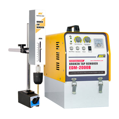 EDM-2000B Portable EDM Broken Tap Remover EDM Spark Erosion Machine Tap Burner Depth Setting Auto Return，US Stock 2000W 110V