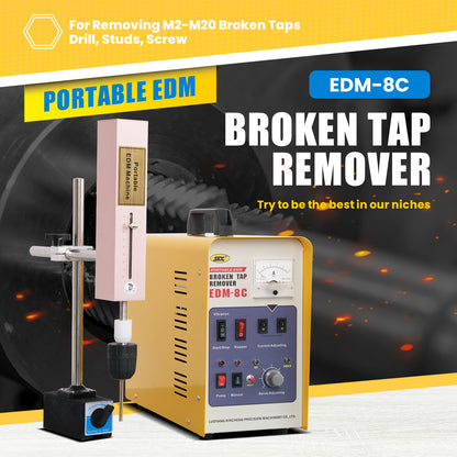 US Stock Portable Broken Tap Remover ,110V 800W EDM-8C For Removing M2-M20 Broken Taps Drills Studs Screw