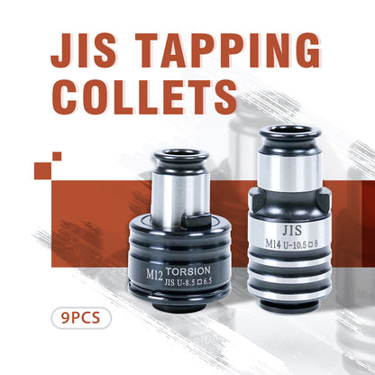 GT12 JIS Tapping Collets for M16R Electric Tapping Arm Compatible for GT12 JIS Collet Holder