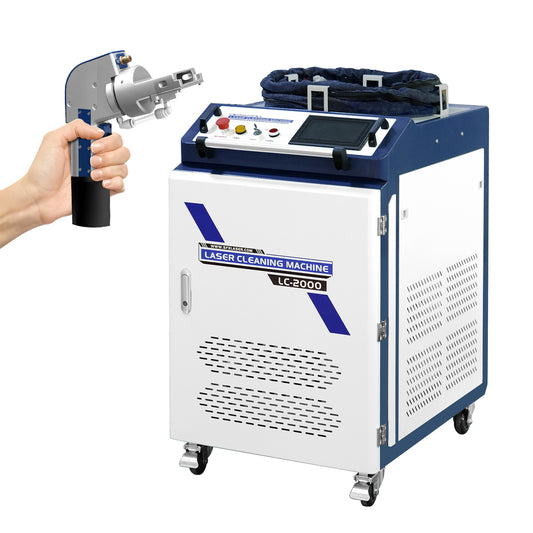 2000W US Stock Portable Handheld JPT Laser Cleaning Laser Cleaner Machine Metal Rust Oxide Painting Graffiti Oil Remover