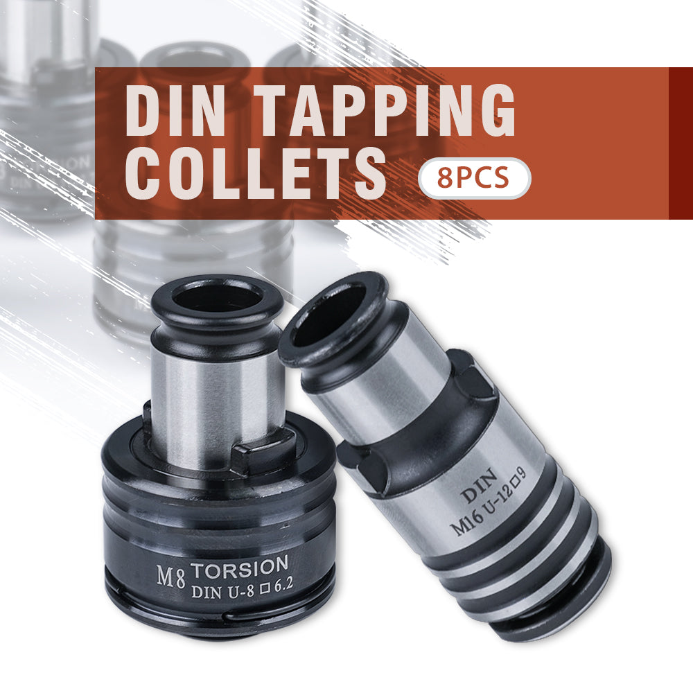 GT12 DIN Tapping Collects for M16R/PNEU-12 Tapping Arm Compatible GT12 DIN Collet Holder