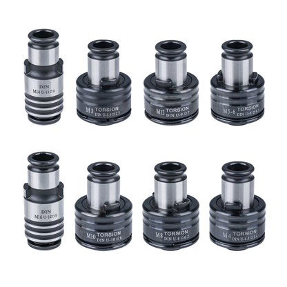 GT12 DIN Tapping Collects for M16R/PNEU-12 Tapping Arm Compatible GT12 DIN Collet Holder