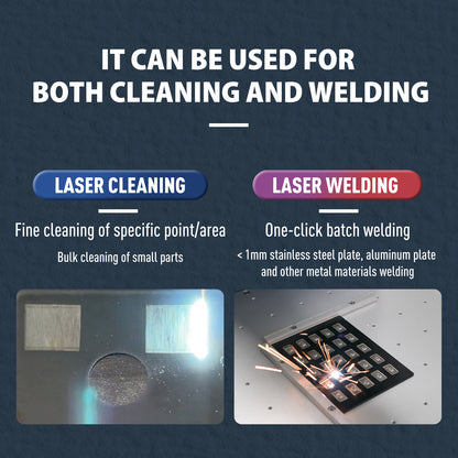 200W 300W Desktop Laser Cleaning Machine Suitable For Fine Cleaning And Bulk Cleaning/Welding