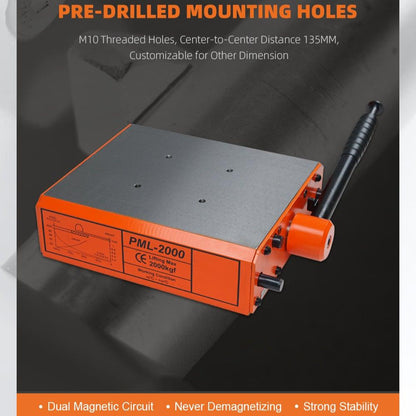 Magnetic Base for Tapping Machine 300kg/1000kg/2000kg Magnetic Power