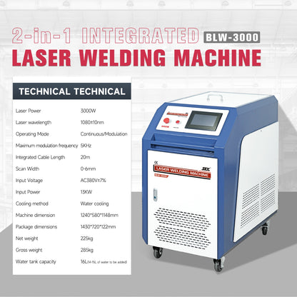 SFX Handheld Fiber Laser Welding Cleaning 2 in 1 Machine 1500W/2000W/3000W Laser Welder