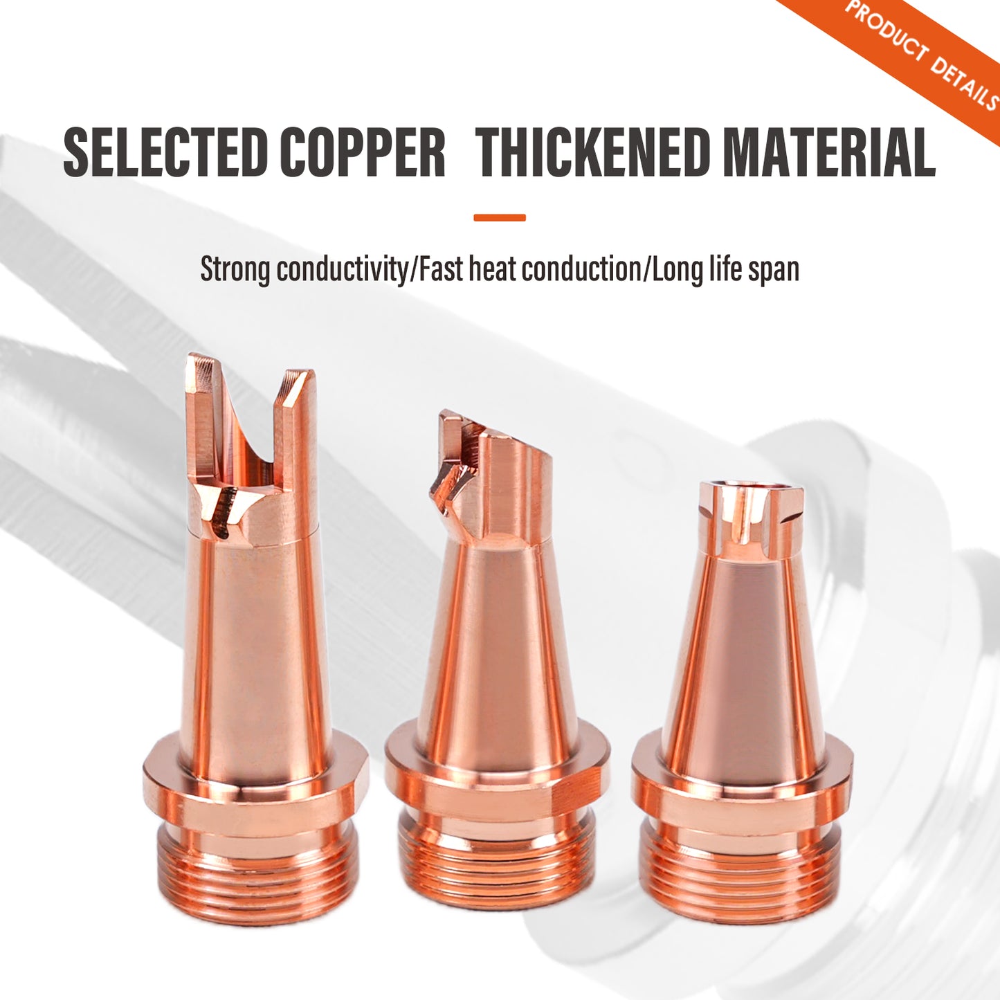 Copper Nozzle Set for SFX Air-Cooled Welding Machine