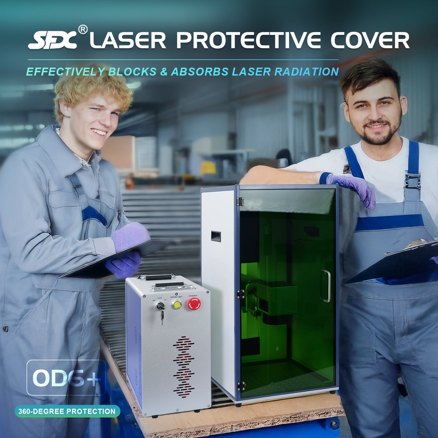 SFX OD6+ Laser Protective Cover for Laser Marking Machine