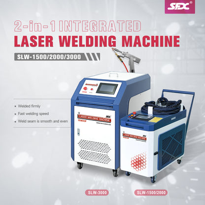 SFX 1500W 2000W 3000W  Handheld Fiber Laser Welding Cleaning 2 in 1 Machine Laser Welder