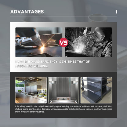 SFX 1500W 2000W 3000W  Handheld Fiber Laser Welding Cleaning 2 in 1 Machine Laser Welder