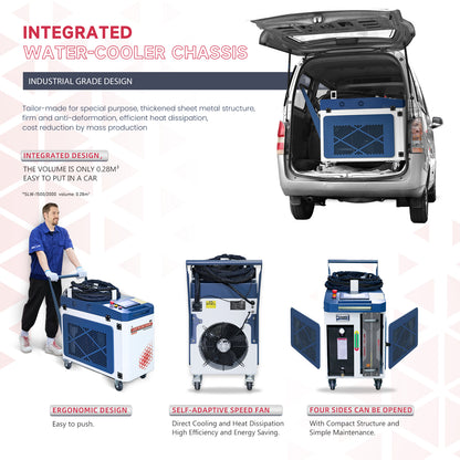SFX 1500W 2000W 3000W  Handheld Fiber Laser Welding Cleaning 2 in 1 Machine Laser Welder