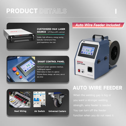 SFX 1500W 2000W 3000W  Handheld Fiber Laser Welding Cleaning 2 in 1 Machine Laser Welder