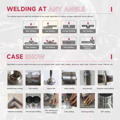 SFX 1500W 2000W 3000W  Handheld Fiber Laser Welding Cleaning 2 in 1 Machine Laser Welder