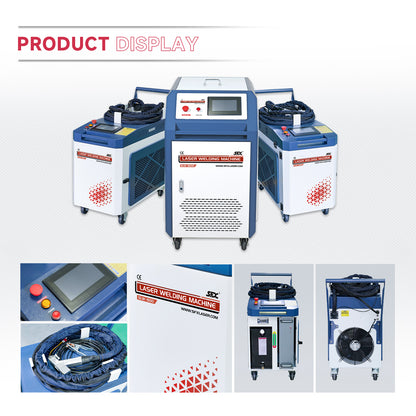 SFX 1500W 2000W 3000W  Handheld Fiber Laser Welding Cleaning 2 in 1 Machine Laser Welder