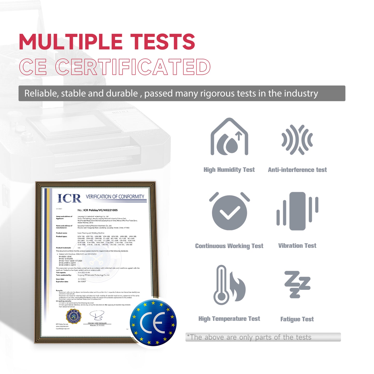 SFX 1500W 2000W 3000W  Handheld Fiber Laser Welding Cleaning 2 in 1 Machine Laser Welder