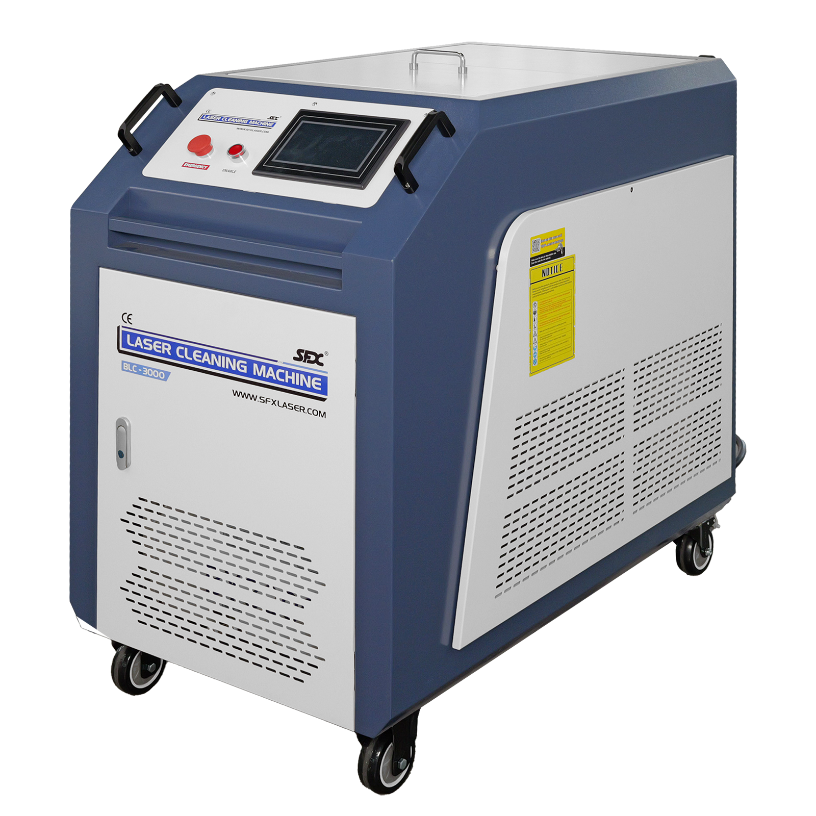 US Stock SFX 3000W Laser Cleaning Machine Metal Rust Oxide Painting Oi