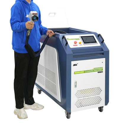 SFX 500W/1000W/2000W Handheld Pulsed Laser Cleaning Machine Water Cooling Metal Rust Oxide Painting Graffiti Oil Remover