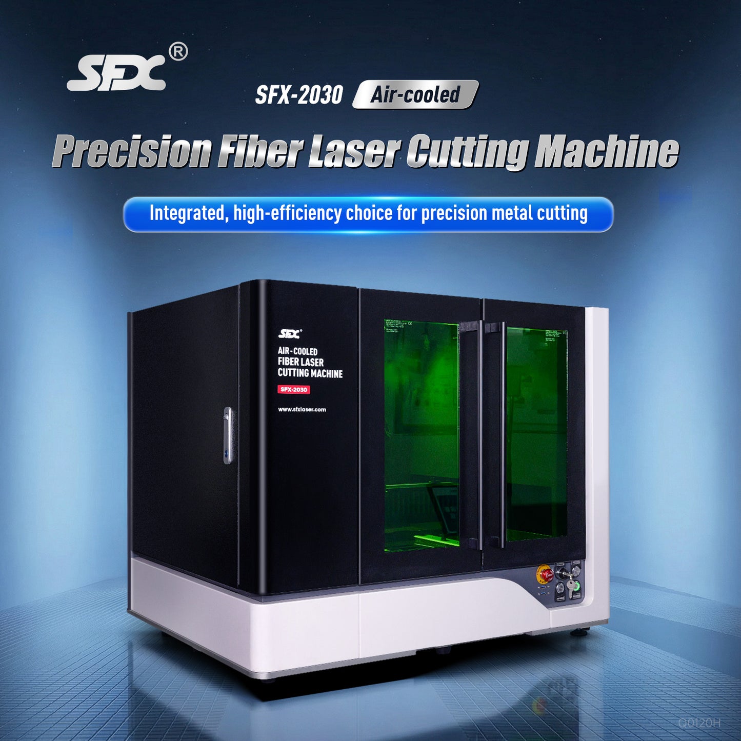 SFX Air-cooled Precision Fiber Laser Cutting Machine for Stainless Steel Copper