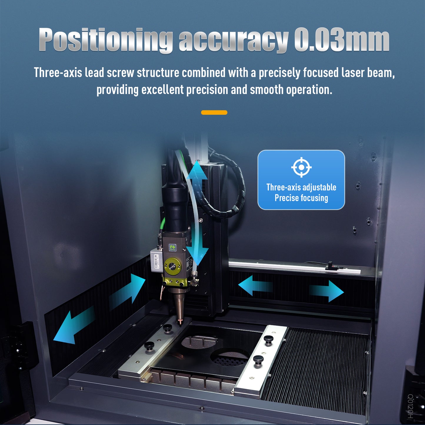SFX Air-cooled Precision Fiber Laser Cutting Machine for Stainless Steel Copper