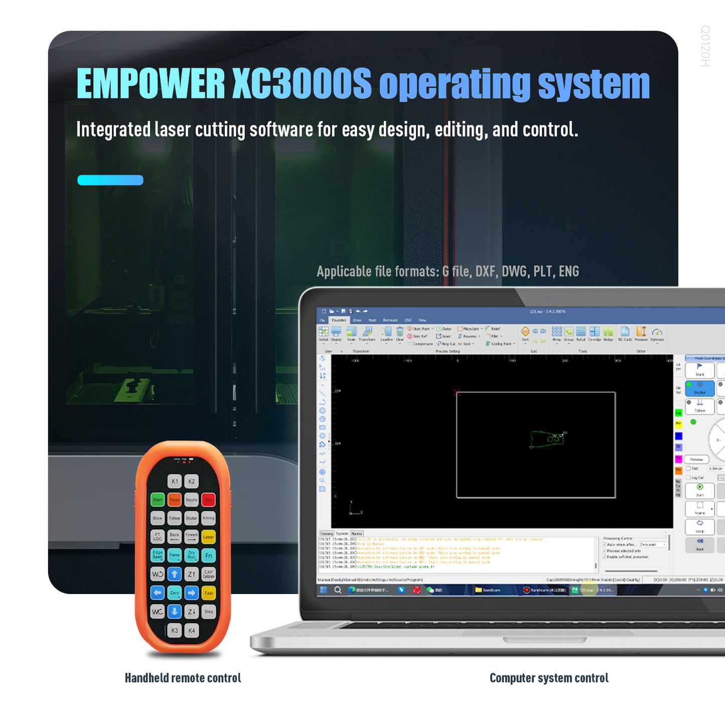 SFX Air-cooled Precision Fiber Laser Cutting Machine for Stainless Steel Copper