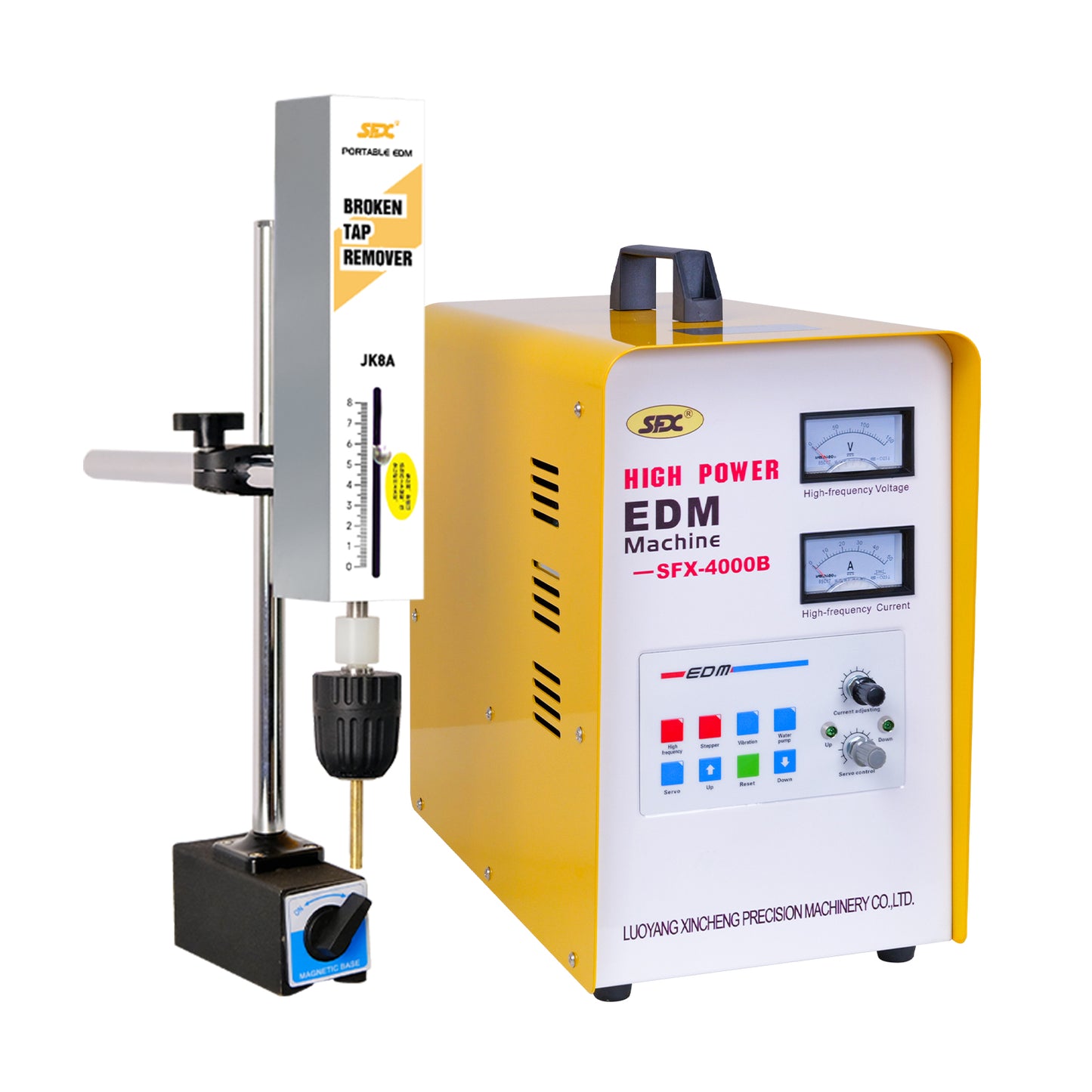 US Stock 3000W SFX-4000B Portable EDM Broken Tap Remover EDM Spark Eroder for Removing M2-M36 Broken Taps Drill Studs Screw