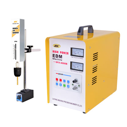 US Stock 3000W SFX-4000B Portable EDM Broken Tap Remover EDM Spark Eroder for Removing M2-M36 Broken Taps Drill Studs Screw