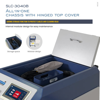 SFX 3000W Single Phase AC220V Double-Wobble Gun Head Laser Cleaning Machine Smart Interconnection Metal Rust Oxide Painting Oil Removal