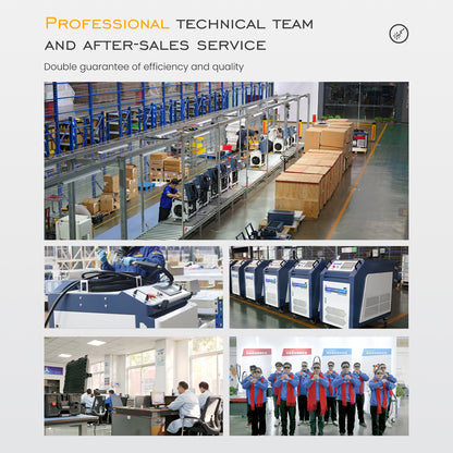 SFX 3000W Single Phase AC220V Double-Wobble Gun Head Laser Cleaning Machine Smart Interconnection Metal Rust Oxide Painting Oil Removal