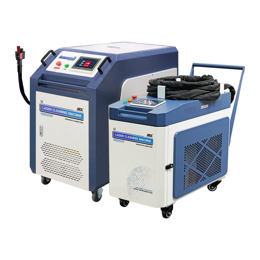 SFX 2000W 3000W Double-Wobble Gun Head Laser Cleaning Machine Smart Interconnection Metal Rust Oxide Painting Oil Removal