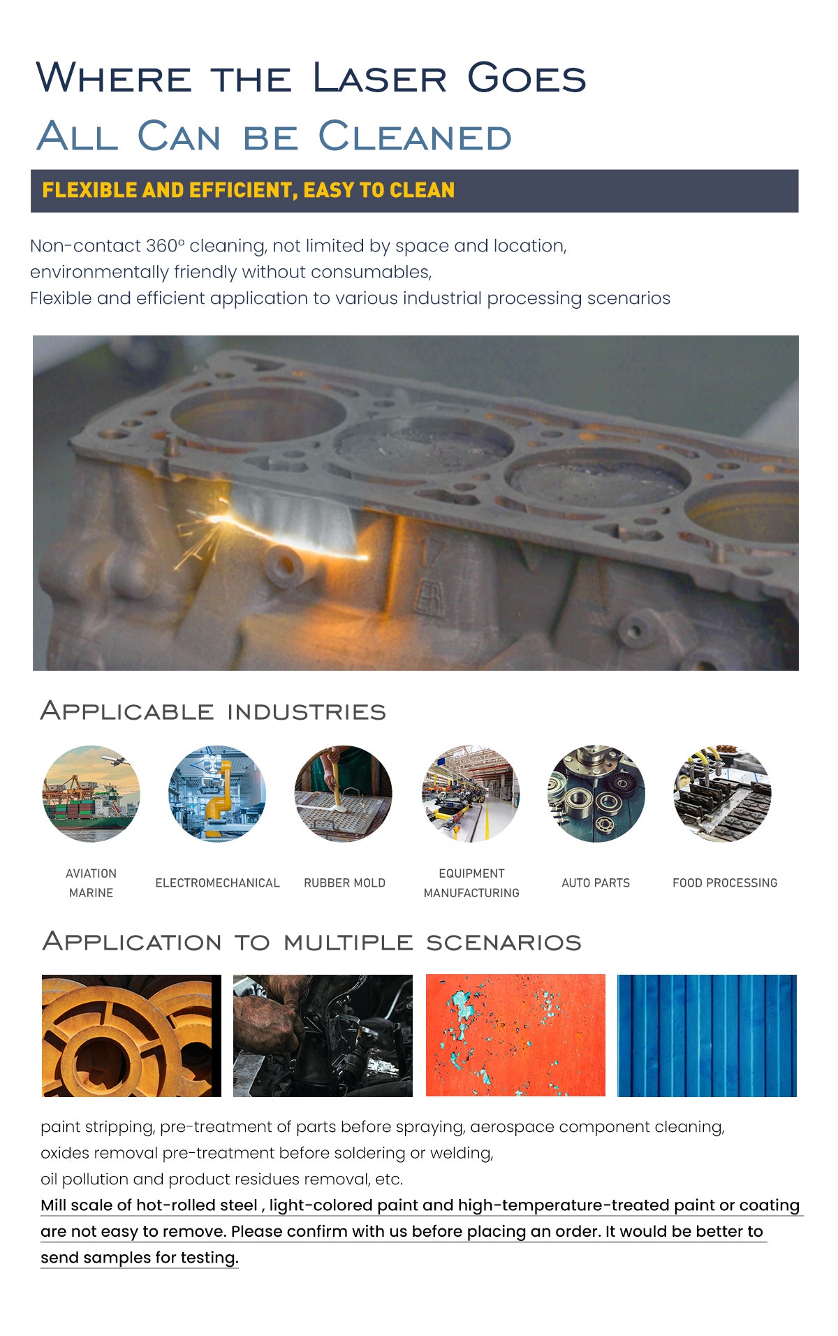 SFX 3000W Single Phase AC220V Double-Wobble Gun Head Laser Cleaning Machine Smart Interconnection Metal Rust Oxide Painting Oil Removal