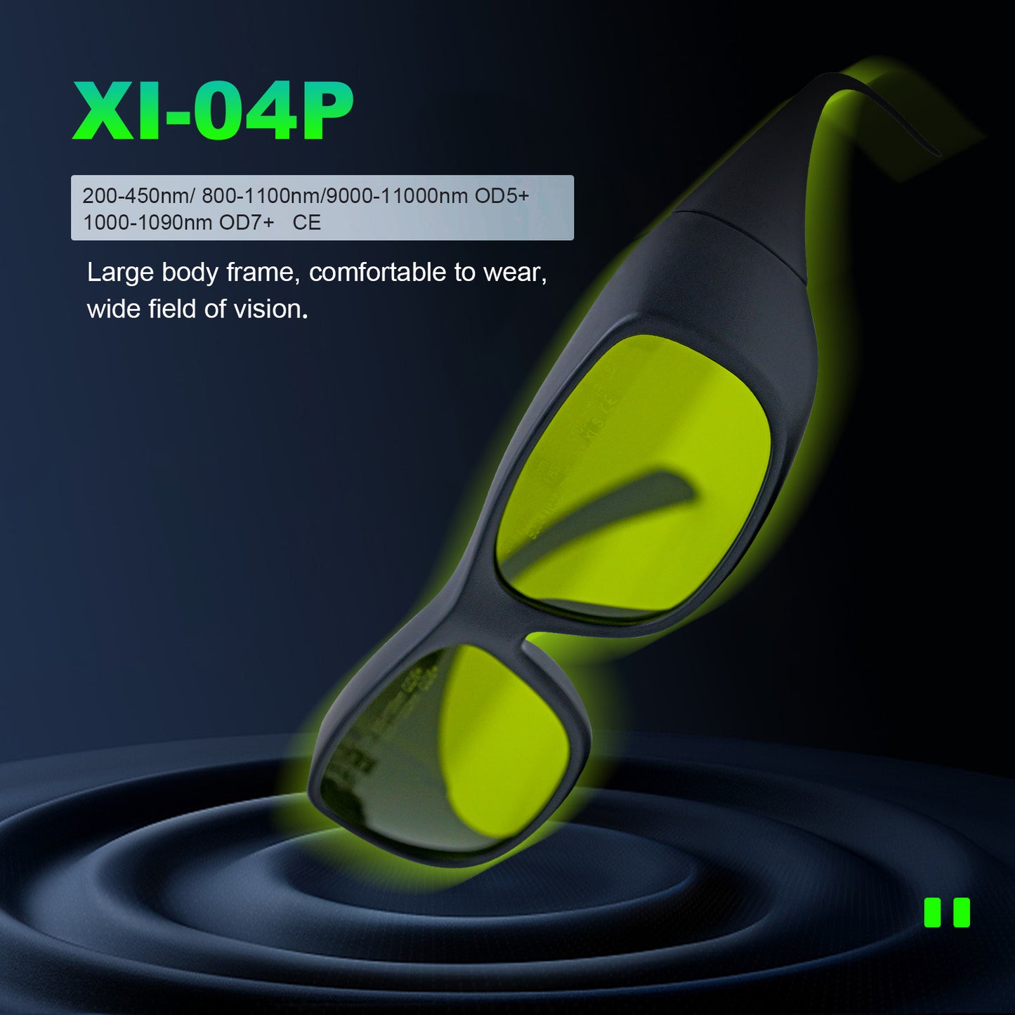 OD7+ Laser Safety Glasses Goggles for Fiber Laser Cleaning Laser Welding Machine