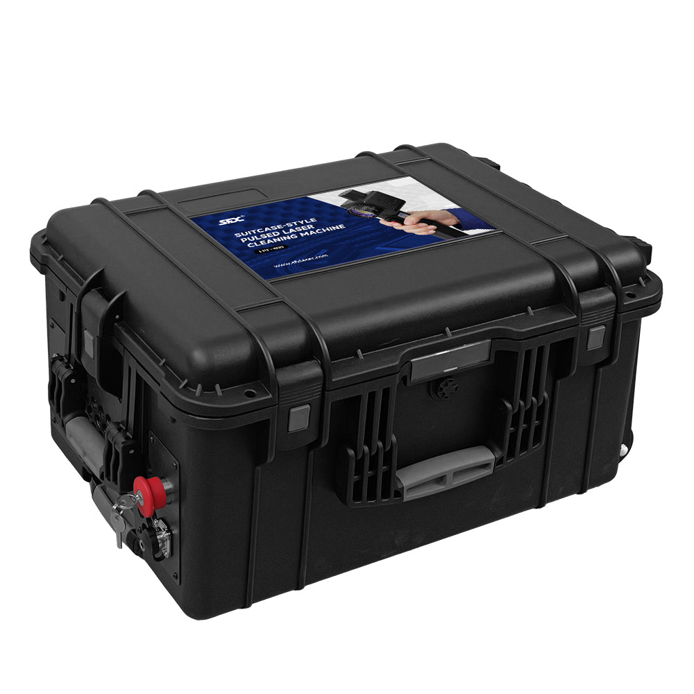 SFX 300W/500W Portable Suitcase-Style Pulse Laser Cleaning Machine Metal Rust Oxide Painting Graffiti Oil Remover
