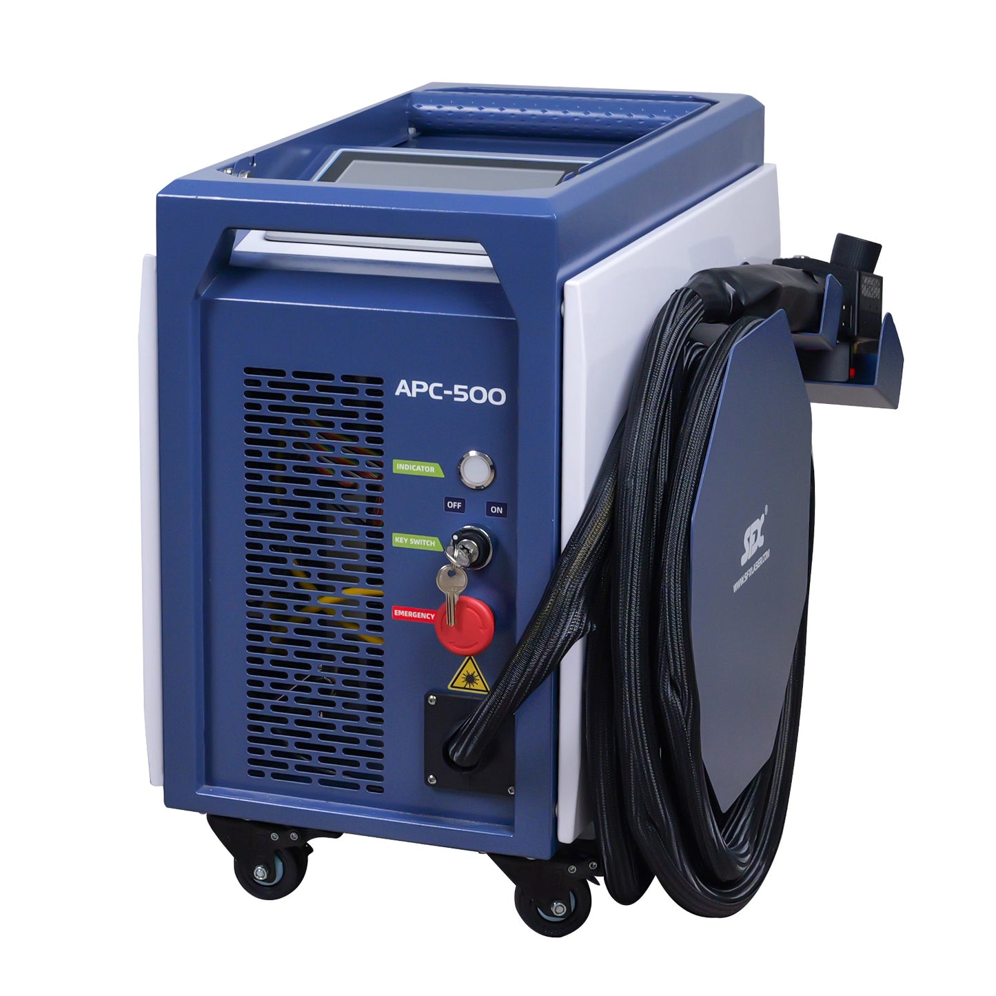 SFX 300W/500W Air-cooled Pulsed  Laser Cleaning Machine Specialized Wood Cleaning Wood Paint Remover