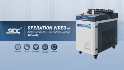 SFX 6000W MAX Laser Cleaning Machine Water Cooling Anti-Freeze Metal Rust Oxide Painting Oil Removal