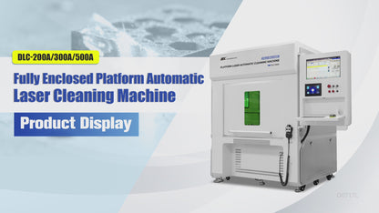 Pulsed Platform Laser Automatic Cleaning Machine Laser Rust Oil Paint Plating Remover 300W 500W