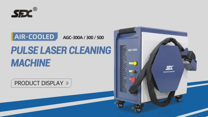 SFX 300W Portable Air-cooled Pulse Laser Cleaning Machine Metal Wood Rus