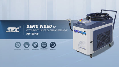 SFX 2000W Smart Interconnection & Anti-Freeze Laser Cleaning Machine Rust Paint Oil Coating Removal