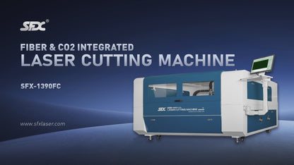 SFX-1390FC Nitrogen Pressure Regulator Fiber Laser Cutting Machine 1300*900mm Workbed 130W/150W/180W