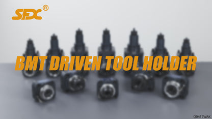 SFX BMT Driven Tool Holder BMT45 BMT55 BMT65 Axial and Radial Live Tool Holders With The Elastic clearance elimination wedges