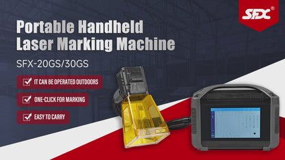 SFX Portable Handheld Lithium Battery/Plug-in Laser Marking Machine Metal Laser Engraver Maker Machine  20W/30W/50W