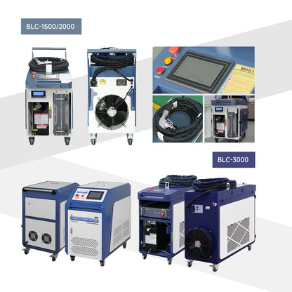 SFX 2KW/3KW MAX Laser Cleaning Machine Water Cooling Metal Rust Oxide Painting Oil Removal Second-hand