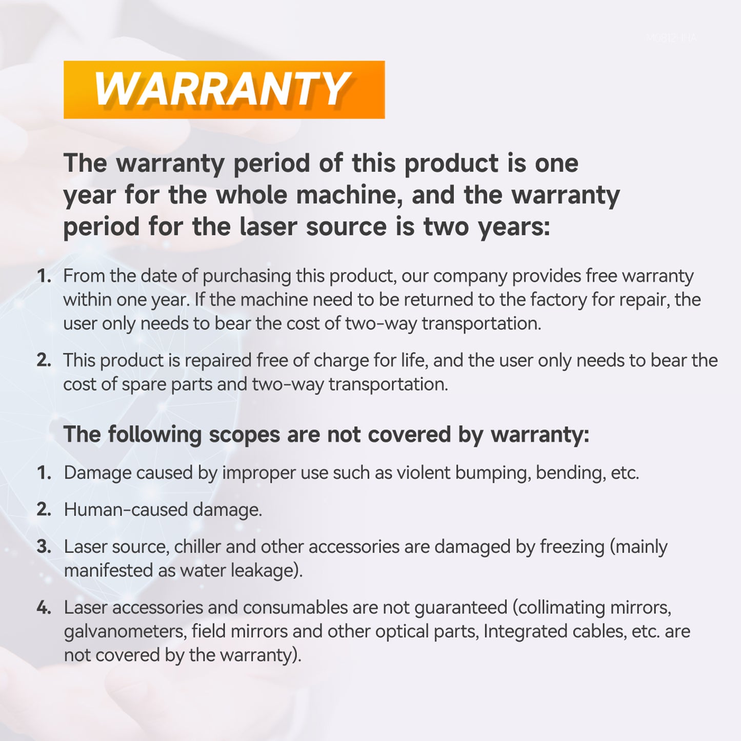 SFX 2KW/3KW MAX Laser Cleaning Machine Water Cooling Metal Rust Oxide Painting Oil Removal Second-hand