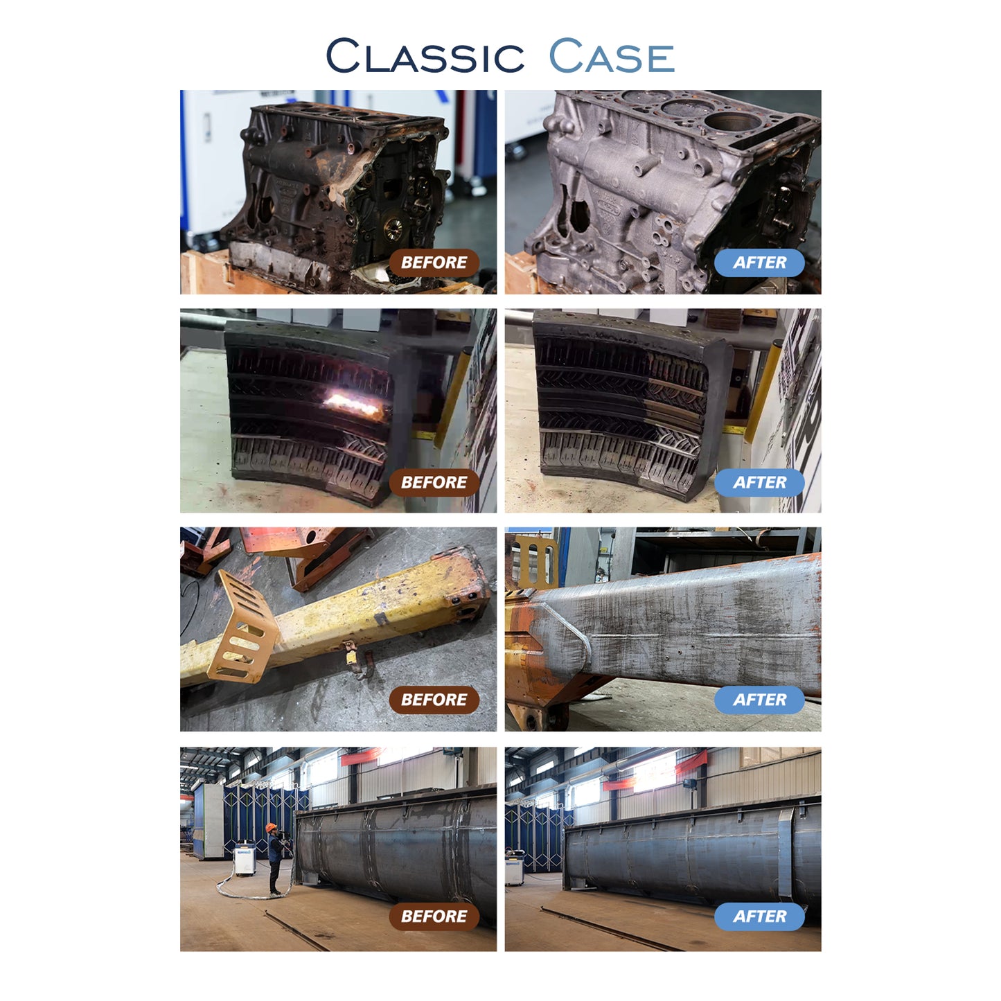 SFX 6000W MAX Laser Cleaning Machine Water Cooling Anti-Freeze Metal Rust Oxide Painting Oil Removal